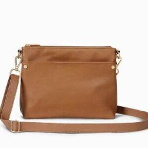 Brand New - Relaxed Crossbody Bag - Caramel Smooth Pebble